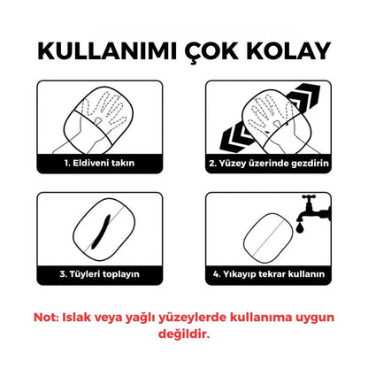 Pati Dost® TÜY TOPLAMA ELDİVENİ